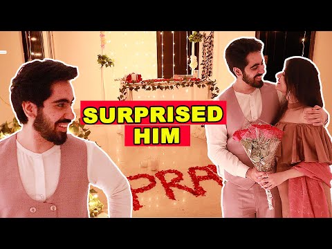 MY 1ST VALENTINES DAY SURPRISE FOR PRATEEK| OUR WEDDING HASHTAG| NISHI ATHWANI