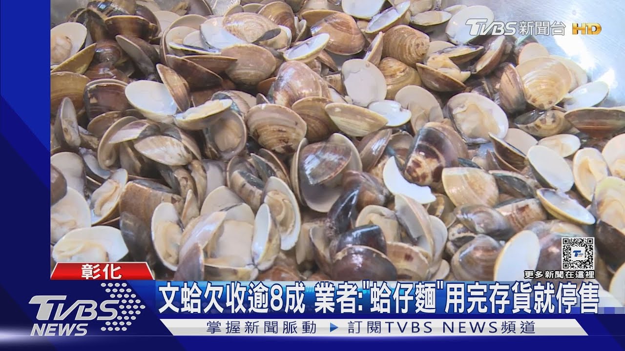 文蛤欠收逾8成 業者:「蛤仔麵」用完存貨就停售