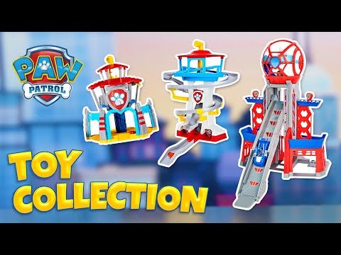 PAW Patrol Towers and Headquarters HQ - PAW Patrol - Toy Collection and Unboxing!