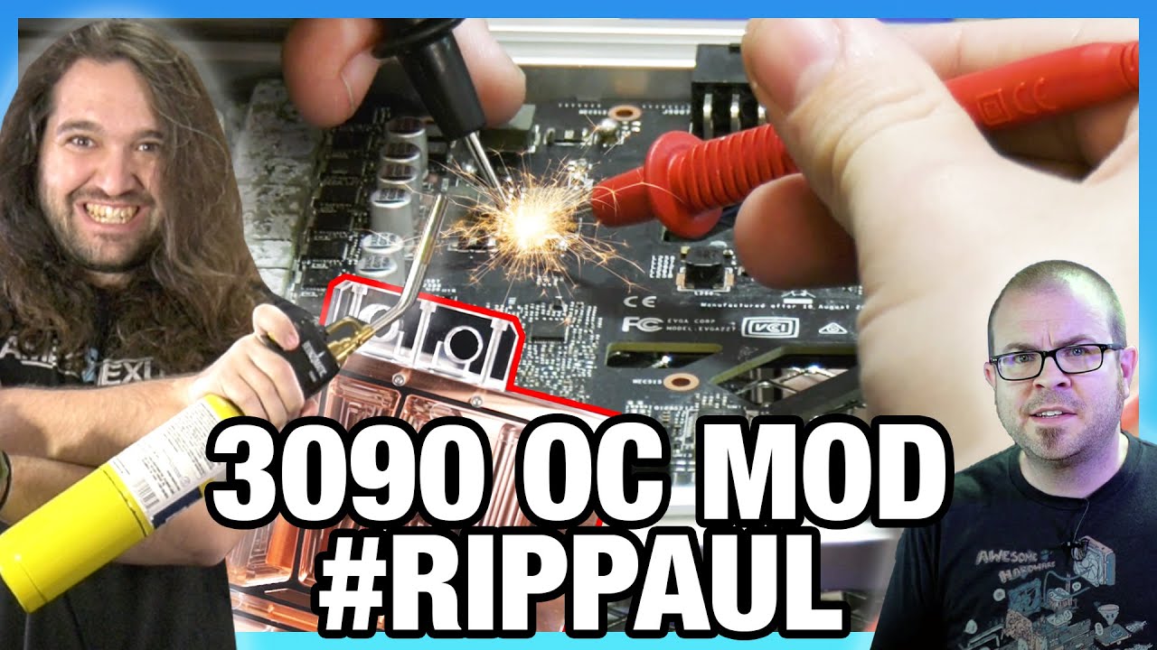 RIP BATTLE: Modded RTX 3090 Overclock & Optimus Water Blocks (#RIPPAUL, #RIPJAY)