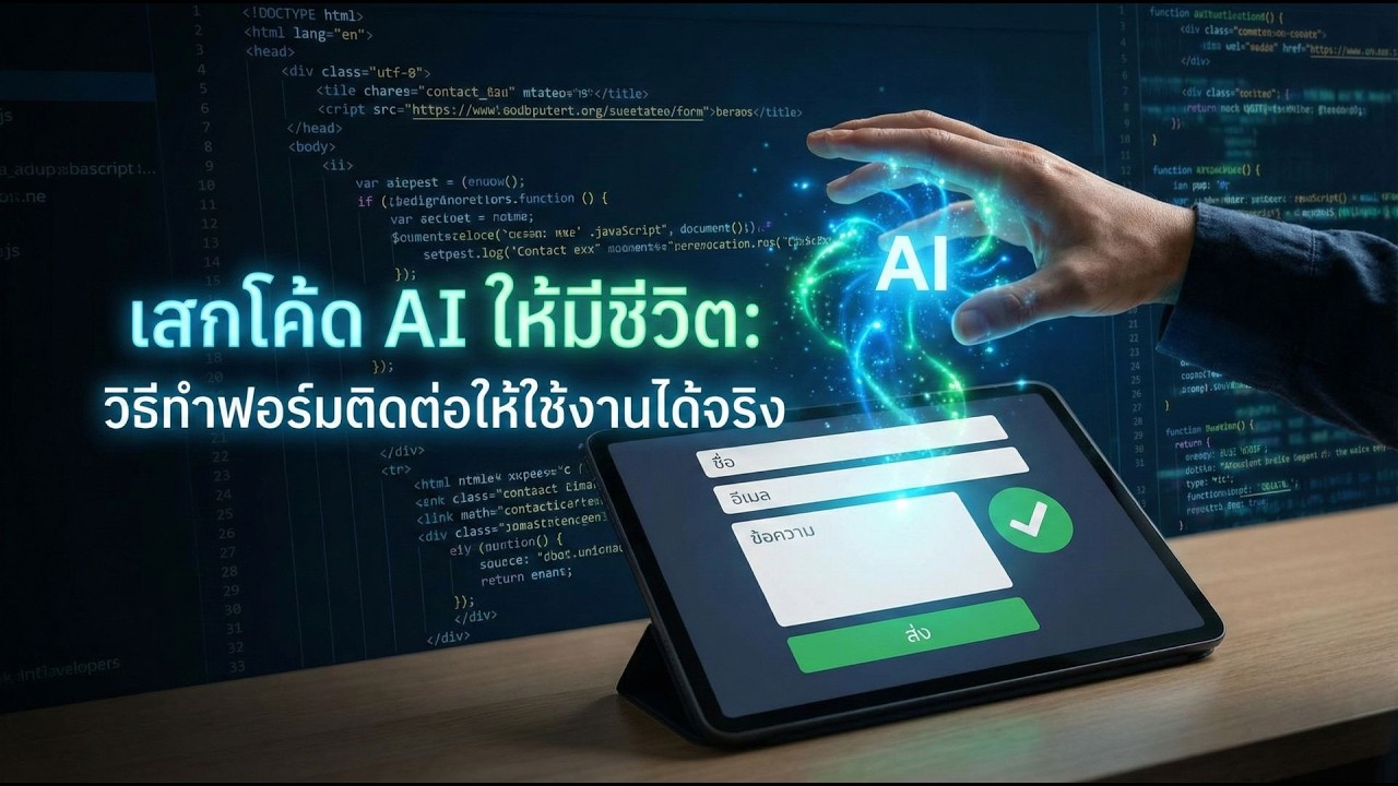 ระบบแจ้งเตือน "เมื่อมีลูกค้าติดต่อ" และบันทึกอัตโนมัติ