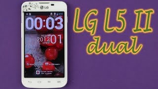 LG E455 Optimus L5 II Dual (White) - відео 4