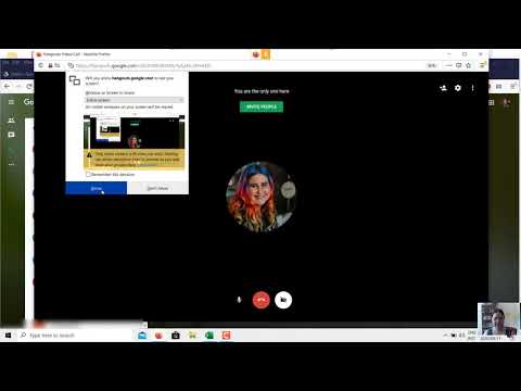 How to Share Your Screen in Google Hangouts Video Call