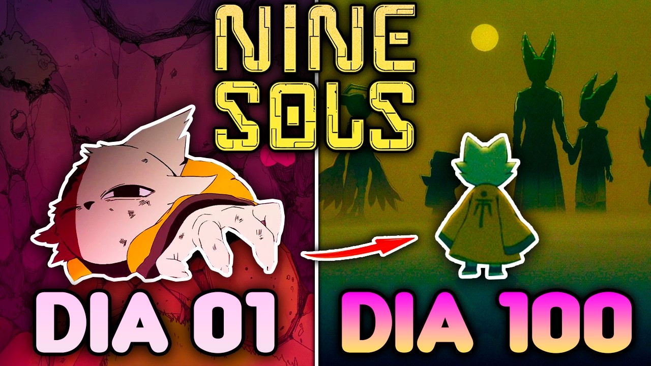 PASSEI 100 DIAS ZERANDO ESSE METROIDVANIA LINDO - NINE SOLS - O FILME