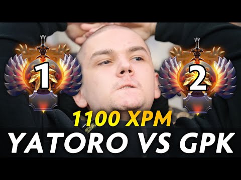 Yatoro 1100 XPM FARM vs GPK — TOP-1 vs ex-TOP-1 RANK