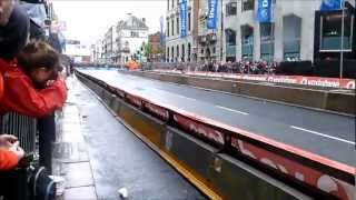 preview picture of video 'Jenson Button Vodafone McLaren Mercedes F1 at Bavaria City Racing Dublin 2012'