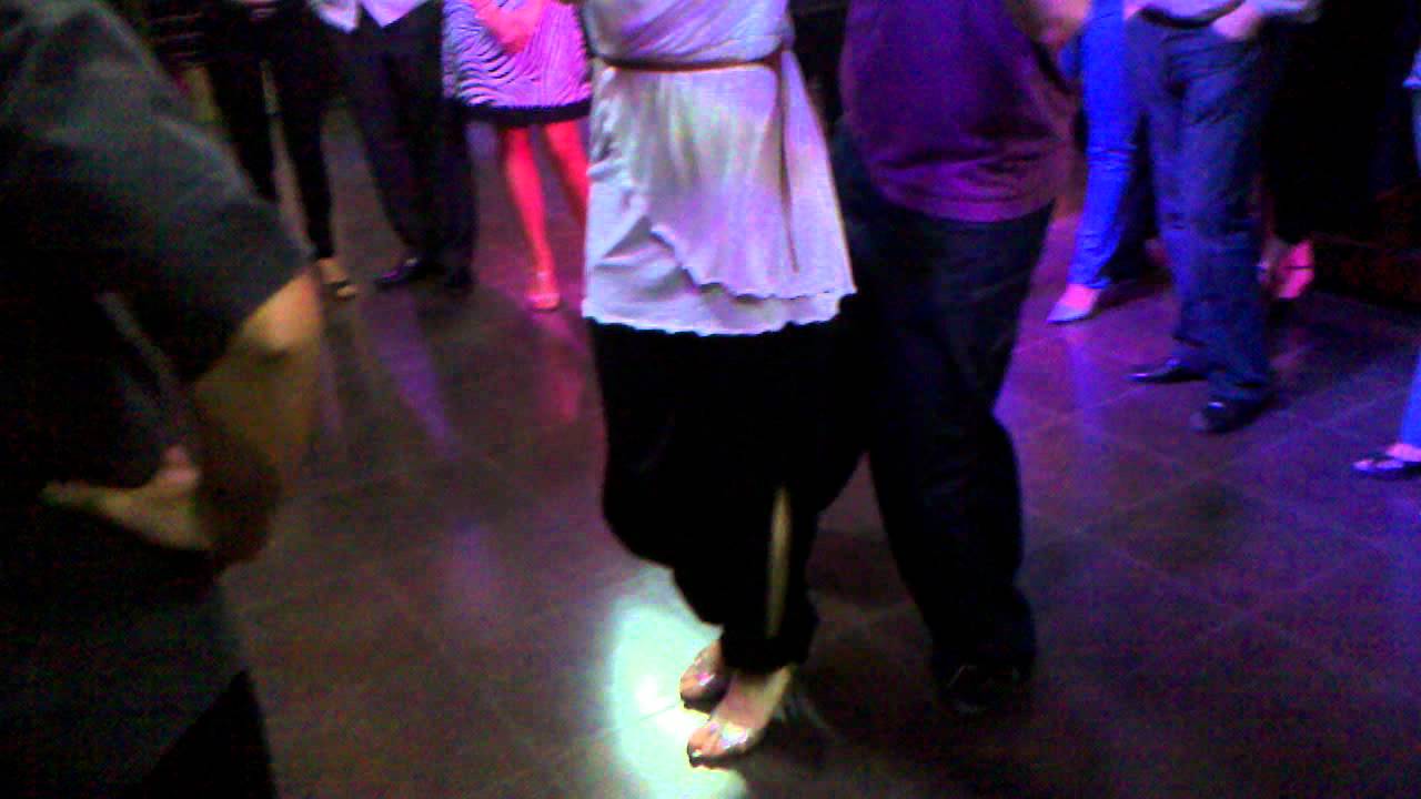 Daniela Roig y Hernán Prieto, Clase de tango en La Viruta (08-09-2011)