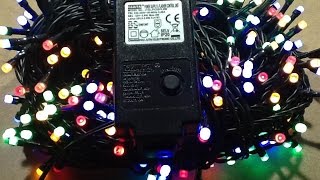 Memory hack for new 2-wire LED Christmas fairy light controller.