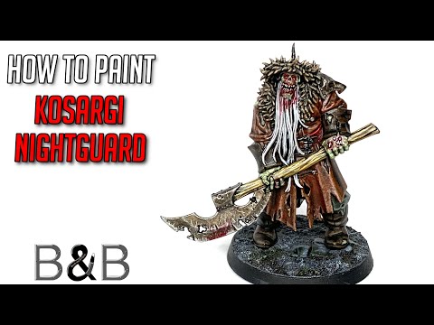 How to paint Kosargi Nightguard