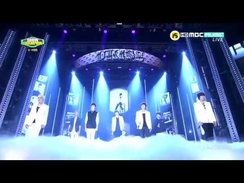 Live HD 720p 120501   U Kiss   When love stops Comeback stage   Show Champion