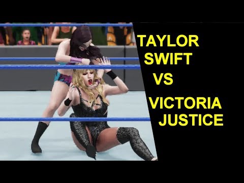 WWE 2K18 Taylor Swift vs Victoria Justice - Extreme Rules