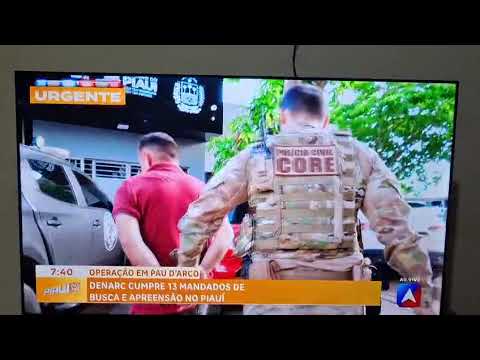 Forças de segurança do Piauí deflagraram uma operação no município de Pau d'Arco do Piauí