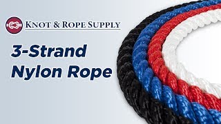 3-Strand Nylon Rope from Knot & Rope Supply