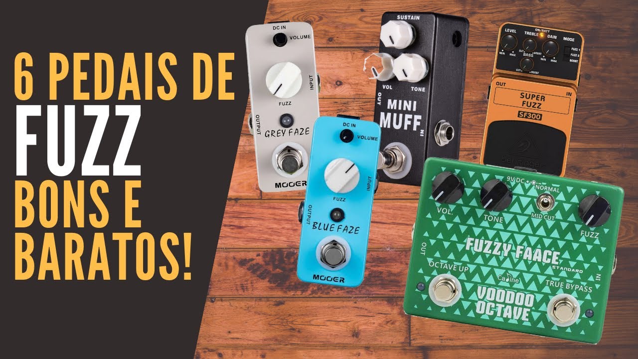 6 PEDAIS DE FUZZ PARA GUITARRA BONS E BARATOS - OCTAVE FUZZ