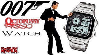 The Casio Octopussy James Bond 007 Watch Review ( Casio AE-1200WHD )