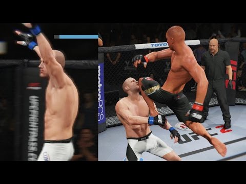 EA Sports UFC 2 Career Mode - He's Taunting! Gameplay