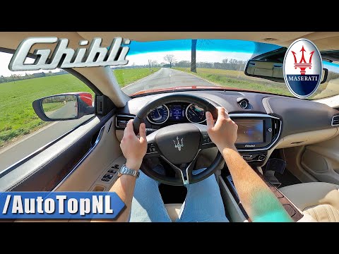 Maserati Ghibli 3.0 V6 BiTurbo POV Test Drive by AutoTopNL