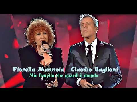 Fiorella Mannoia & Claudio Baglioni - Mio fratello che guardi il mondo (live audio - SANREMO 2018)