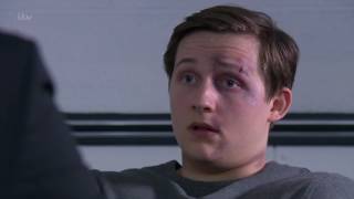 Lachlan Asks Cain How He Got Into the Prison - Emmerdale