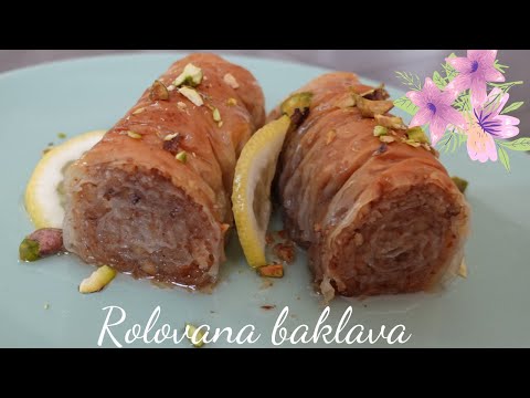 KAKO NAPRAVITI ROLOVANU BAKLAVU UZ POMOC IGLE