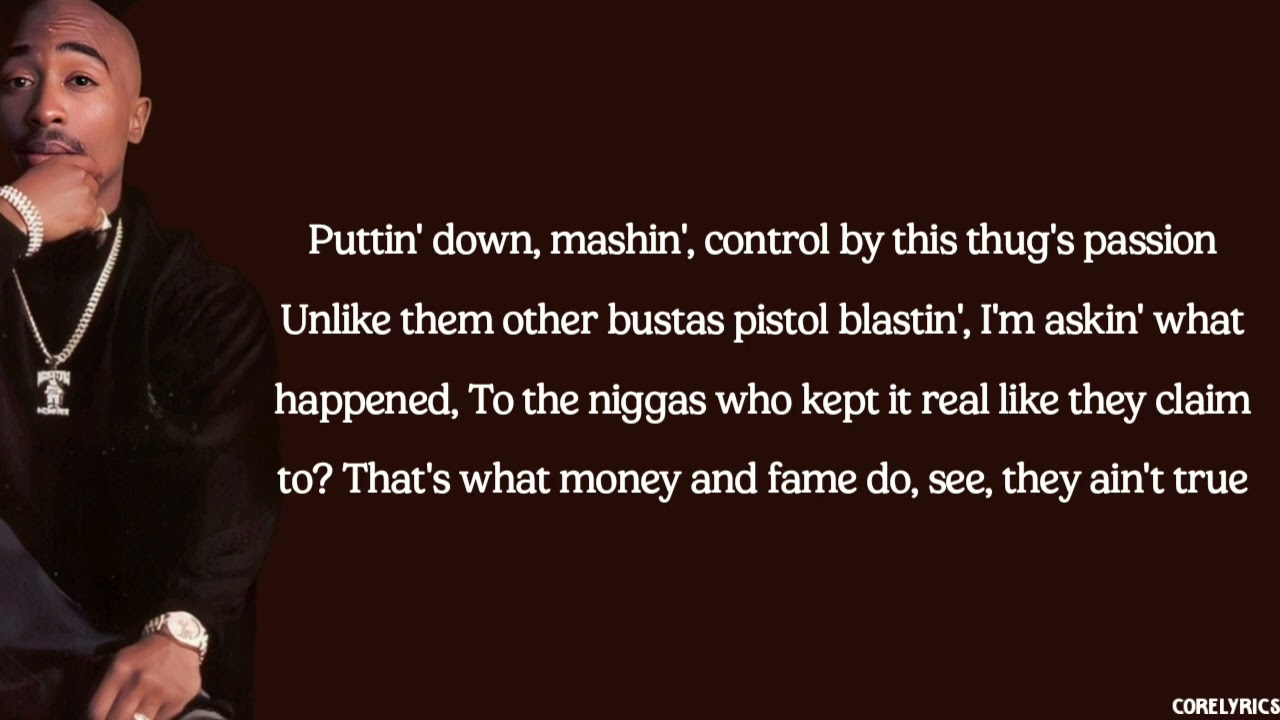 2Pac - Thug Passion (lyrics)