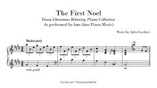 Download lagu The First Noel - kno Piano Music - Sheet music transcription mp3 Download lagu The First Noel - kno Piano Music - Sheet music transcription mp3