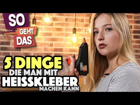 5 coole Dinge, die man mit Heißkleber machen kann!