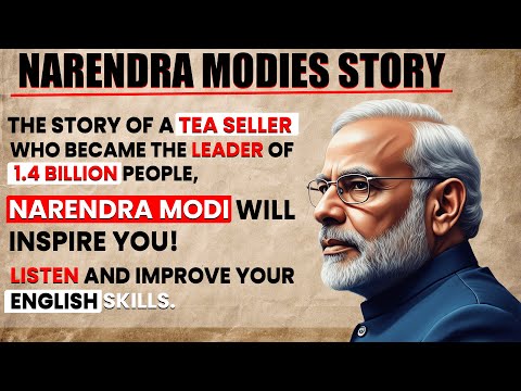 Narendra Modi Biography in English || Learn English Through Story✅ || Practice Listening Skills 🔥