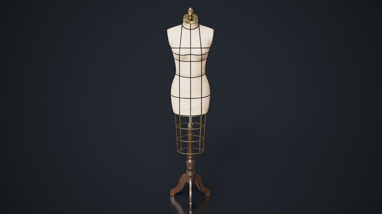 Maniqu&iacute; de sastre Modelo 3D