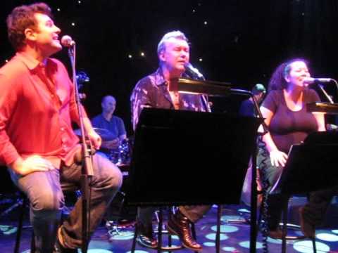David Campbell, Jimmy Barnes and Mahalia Barnes at the Adelaide Cabaret Festival