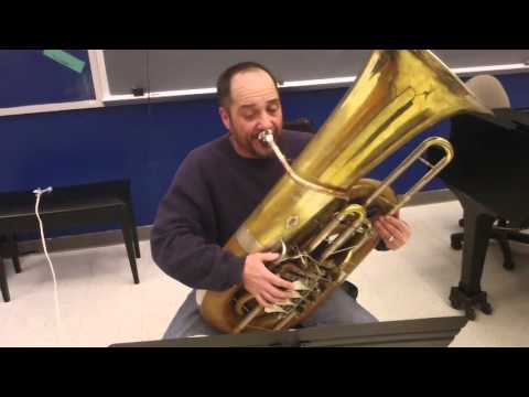 Bach Cello Suite No. 5 Sarabande on Tuba