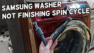 Samsung Washer Will Not Spin, Out of Balance Fix — How to Replace Shocks on Samsung Washer