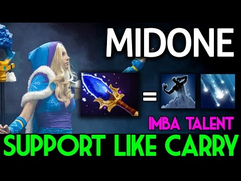 MidOne DOTA 2 [Crystal Maiden] Support Like Carry with Talent
