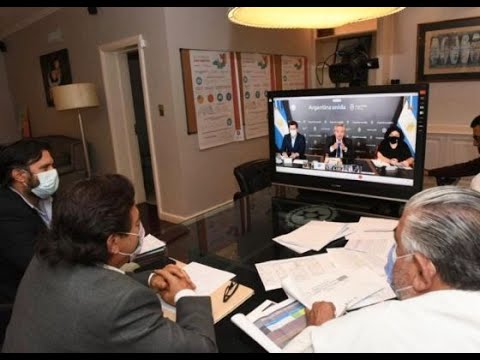 Sáenz y otros gobernadores analizaron con el Presidente la situación epidemiológica de cada jurisdicción