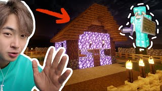 我用紫水晶把家園改造了！超深洞穴冒險！挖了很多鑽石💎！優化農場！《Minecraft 我的世界》#4