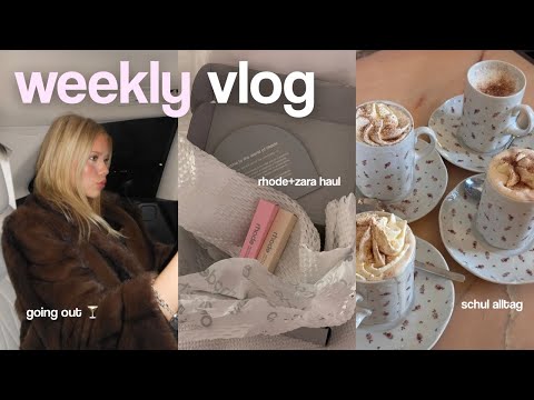 Weekly vlog (going out, hauls, exam period) 🤍