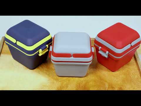 2 Layer Plastic Airtight Lunch Box with Handle