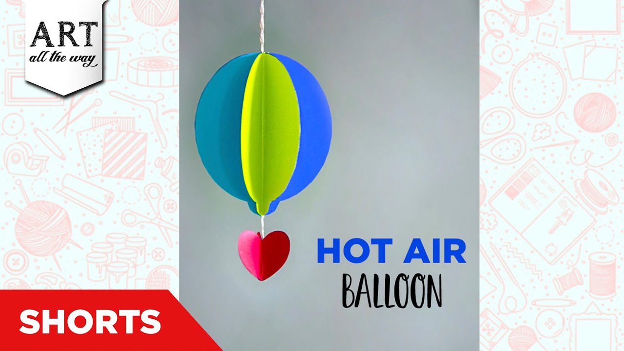 Watch video Hot Air Balloon | Handmade ornaments | Paper Craft ideas | DIY Home Decor | Room Decoration #Shorts Now Hot Air Balloon | Handmade ornaments | Paper Craft ideas | DIY Home Decor | Room Decoration #Shorts