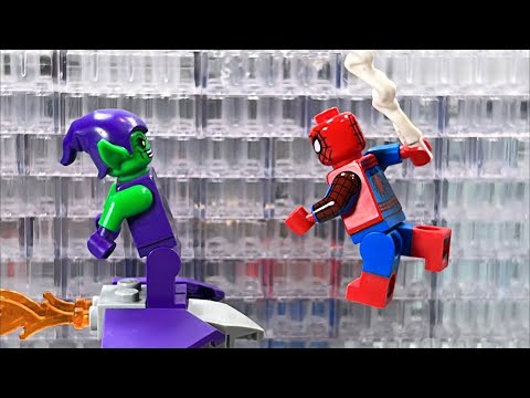 Lego Spider Man Stop Motion Episode 10 Spider Man Vs Green Goblin