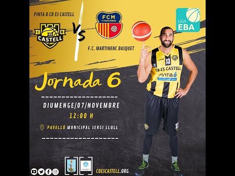 Pinta B CB Es Castell vs FC Martinenc Bàsquet /Jornada 07/EBA/21-22
