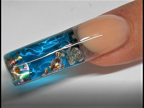 NEWEST AQUARIUM NAIL ----- NEW Technique ! ---------- The BEST is COMING SOON !