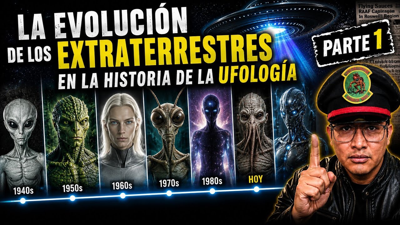 LA EVOLUCIÓN de los EXTRATERRESTRES en el Cine y la UFOLOGIA
