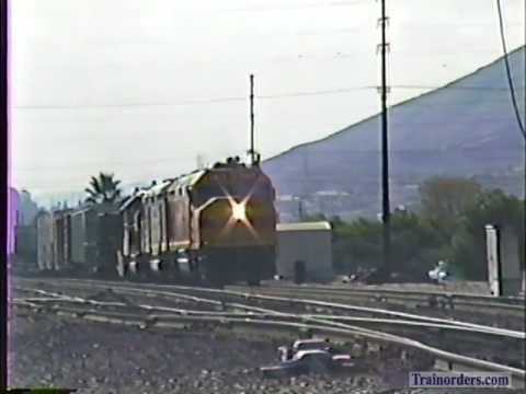 Classic Railroad Series 349 - Santa Fe at Colton Crossing January 6, 1989