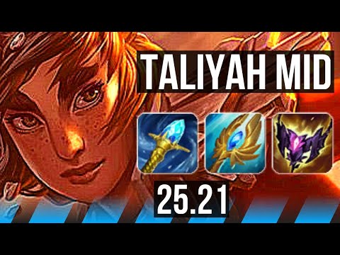 TALIYAH vs SYNDRA (MID) | 14/2/15, Legendary | KR Master | 25.21