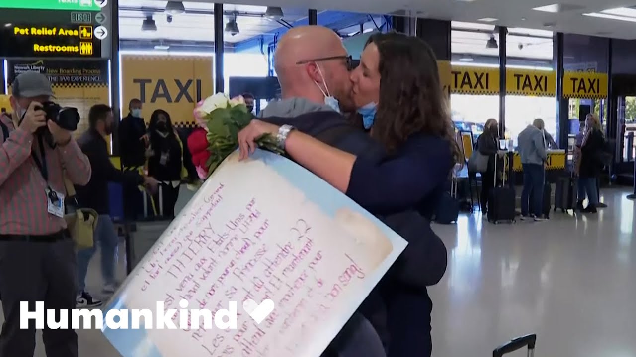 Hugs, kisses and tears as families finally reunite | Humankind