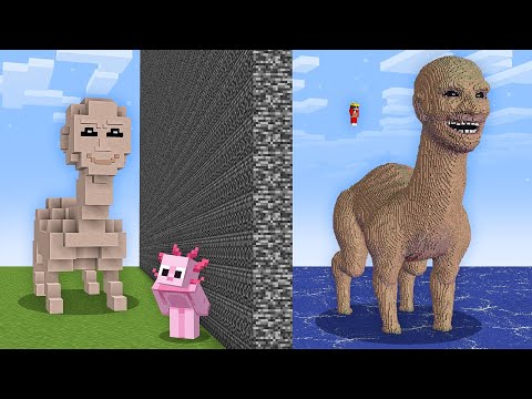 I Cheated with HUMAN HEAD SEA MONSTER in Minecraft Build Battle!