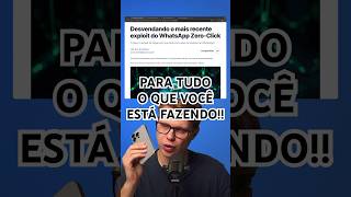 Você Usa WhatsApp? Alerta Grave