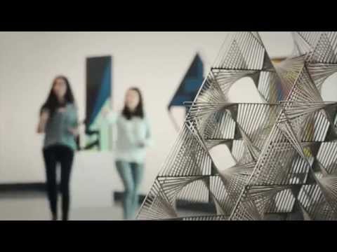 Pia und Meliz im Kulturspeicher - Konkrete Kunst und mehr