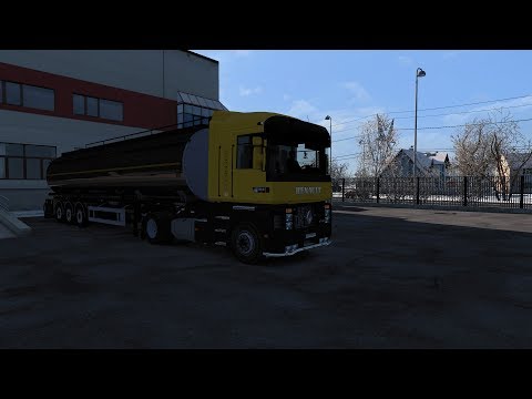 Euro truck simulator 2 1.30.ProMods 2.25.Kiel-Padborg.Renault_AE_Magnum