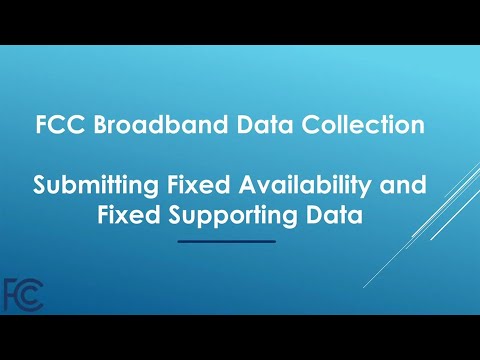 How To Submit Fixed Availability And Supporting Data